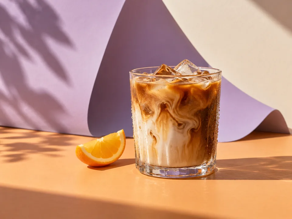 Build a coffee campaign with Sparkles Editor. Explore the audience, message, hierarchy and format before creating a visual, then refine one decision at a time.